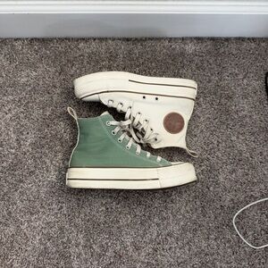 Cute Custom Platform Converse W 6.5